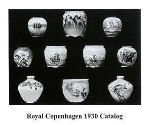 Antique Royal Copenhagen 1930 Catalogue book