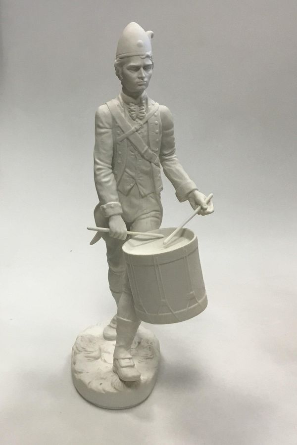 Bing & Grondahl Bisquit Figurine of American Drummer boy, 1st Maryland circa 1776