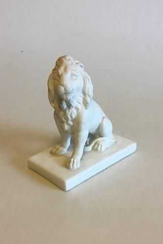 Bing & Grondahl Bisque Sitting Lion Figurine