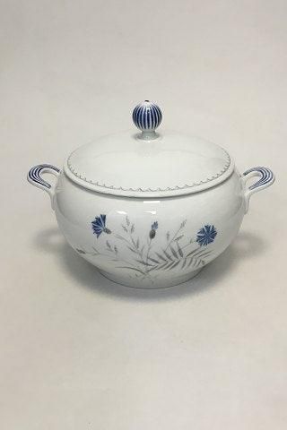 Bing & Grondahl White Demeter / Cornflower Tureen No 3