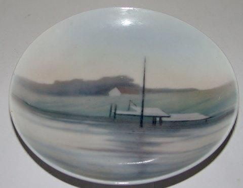 Bing and Grondahl Wall Plate with Harbor motif No 4736/357-13