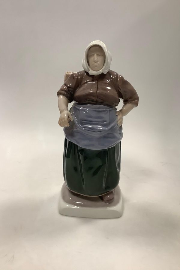 Bing and Grondahl Figurine of Fisherwoman No. 1702