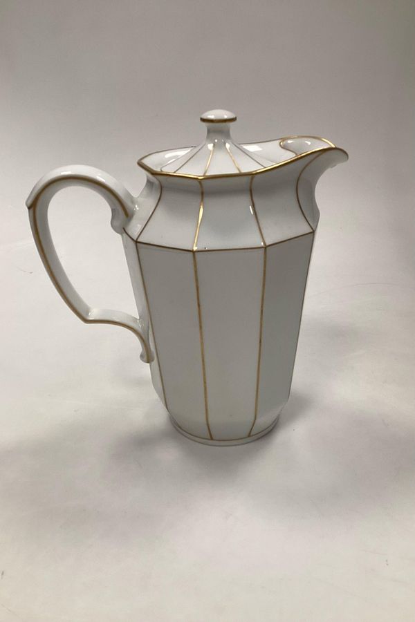 Bing and Grondahl Angular with Gold Coffee Pot