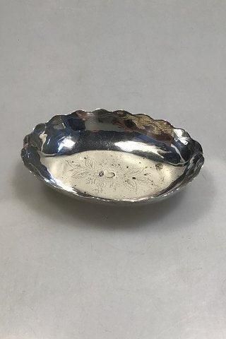 Flower decorated Silver Bowl