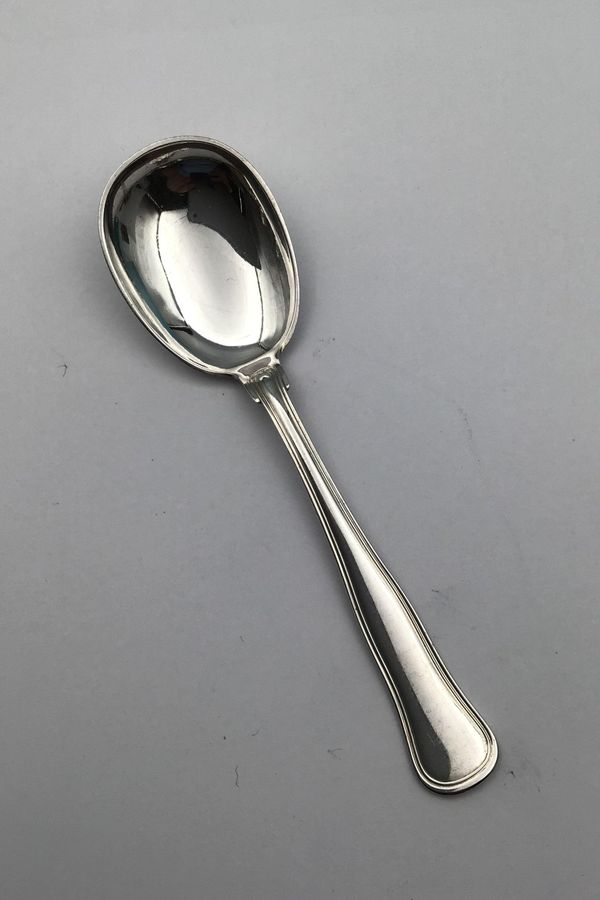 Cohr Silver Double Rifled Sugar Spoon