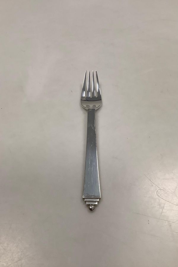 Georg Jensen Pyramid EPNS Silver Plated Dinner Forks