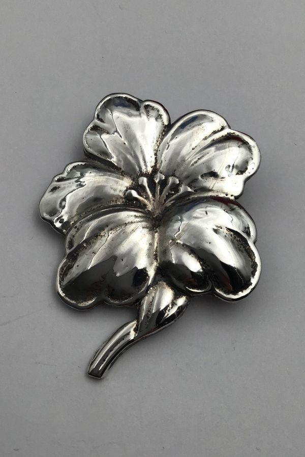 Knud Woldemarsen Brøndum Sterling Silver Flowers Brooch