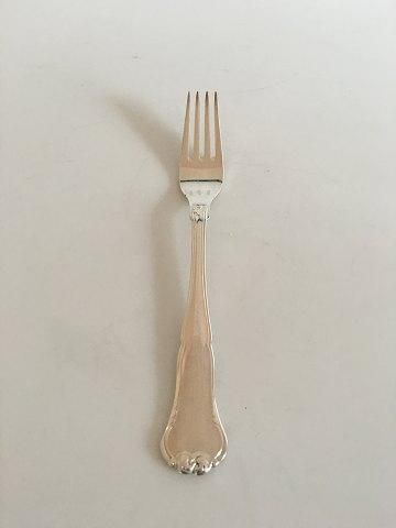 Leonora Christine Prima Silver Plated ES Luncheon Fork  Kronen / Hans Hansen Metal