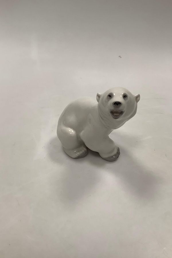 Lomonosov Russian Polar Bear Figure