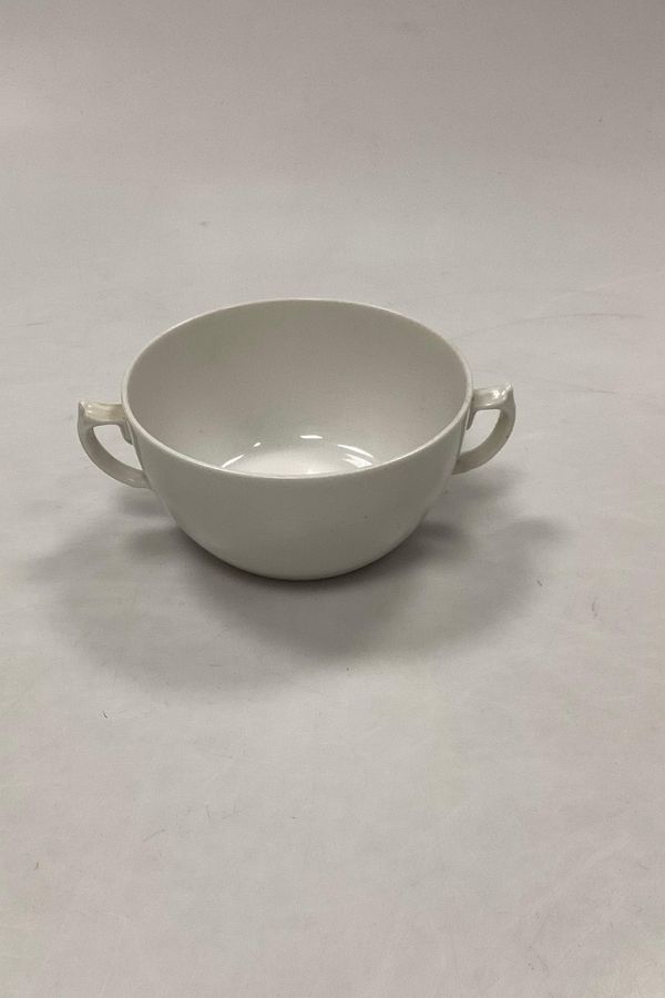 Royal Copenhagen White institution 2 handles cup