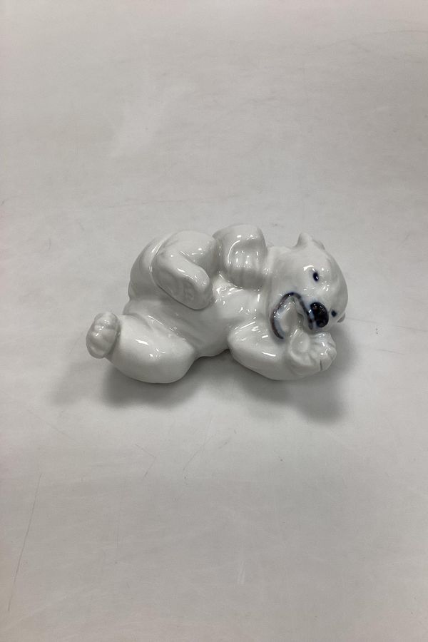 Royal Copenhagen Polar Bear Cubs with Left Paw on the Ground No 22432