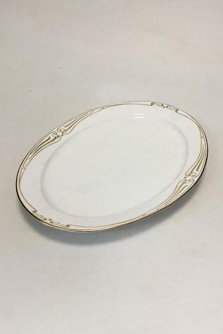 Royal Copenhagen Patttern No 117 Art Nouveau with Gold decoration Serving Platter