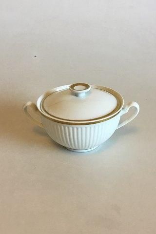 Royal Copenhagen Tunna Sugar Bowl with Lid No 1277/9951