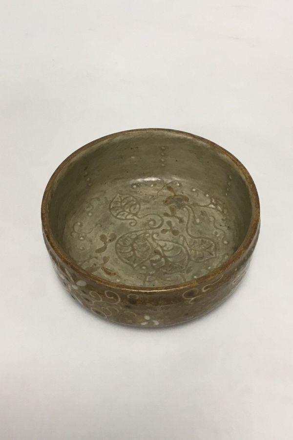 Royal Copenhagen unique stoneware bowl by Karin Blom from 19 December 1916