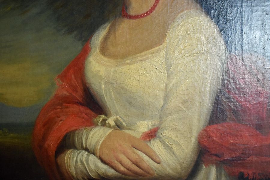Antique 'Portrait of a Young Lady'