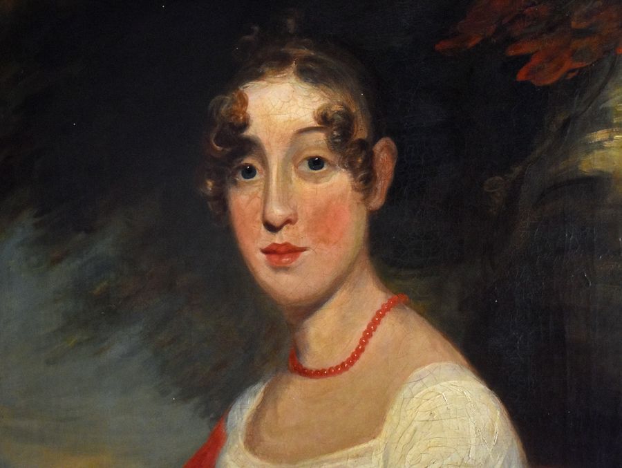 Antique 'Portrait of a Young Lady'