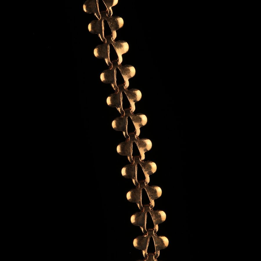 Antique 19K Gold Necklace with Pendants