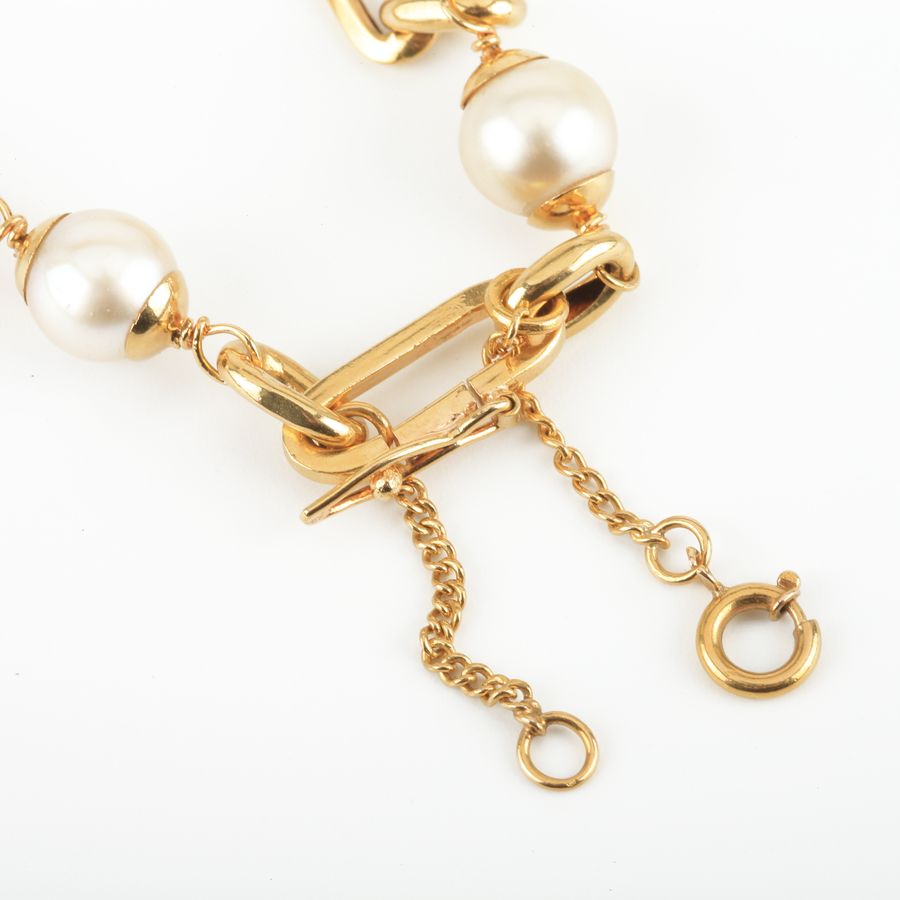 Antique 19.2K Gold Necklace (800/1000) with Pearls