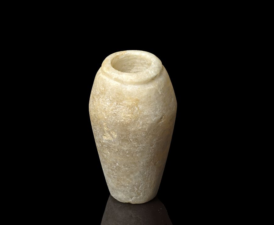 Antique Egyptian Middle Kingdom Kohl Jar: 2000-1800 BC.