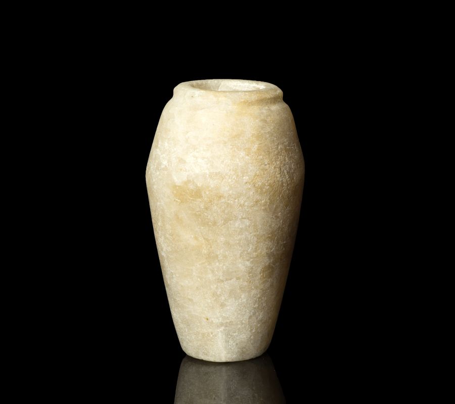 Antique Egyptian Middle Kingdom Kohl Jar: 2000-1800 BC.