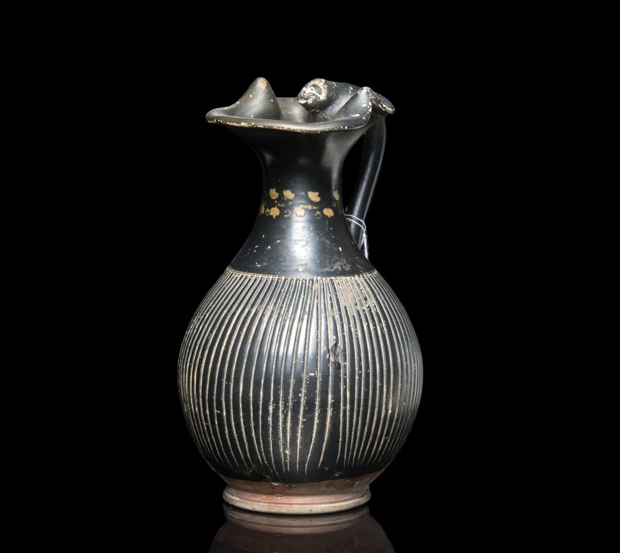 Large Apulian Gnathian ware Oinochoe