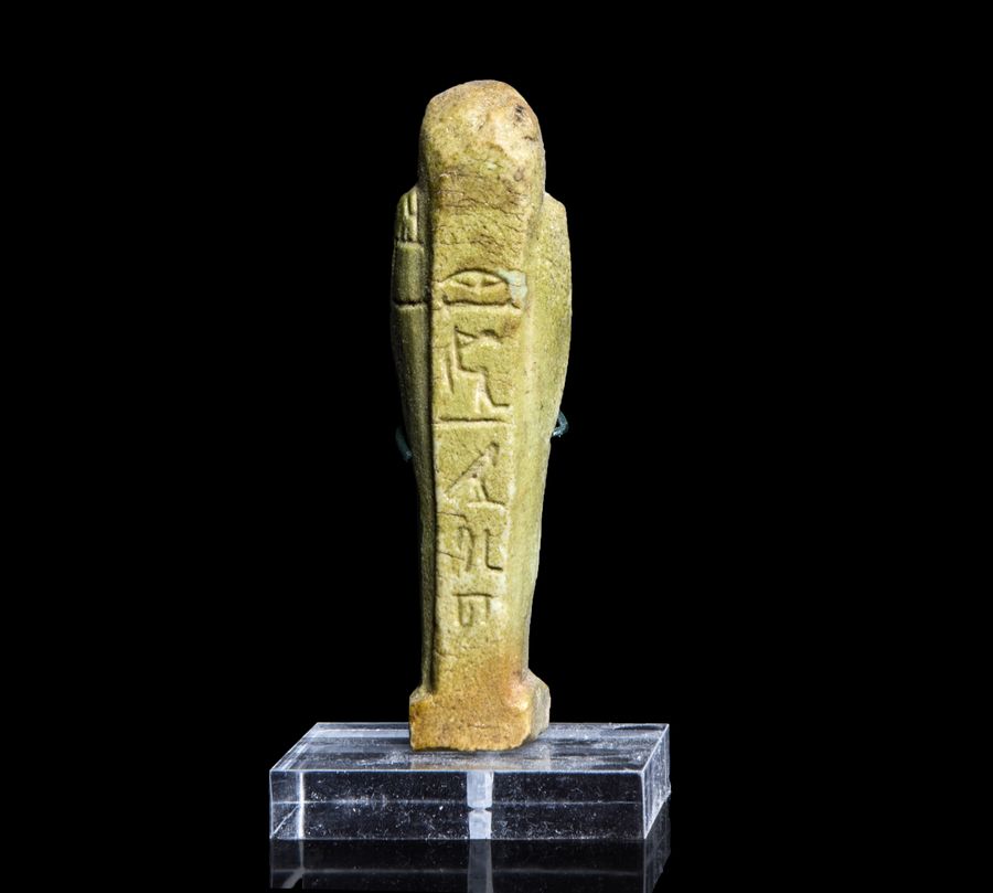 Antique Egyptian Shabti with hieroglyphs for a Sameref priest