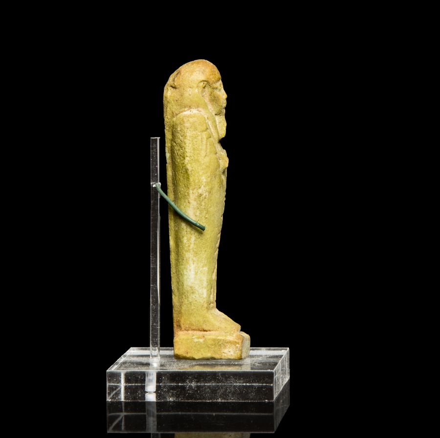 Antique Egyptian Shabti with hieroglyphs for a Sameref priest