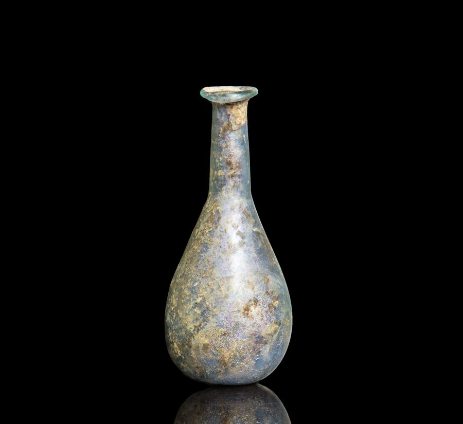 Ancient Roman Glass Unguents Bottle