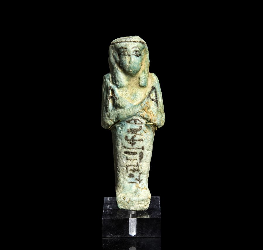 Ancient Egyptian shabti for the Chantress of Amun