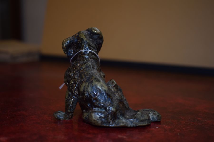 Antique Bronze dog figure mid 40s