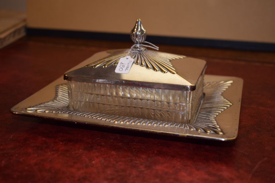 Silver Plated Butter Dish