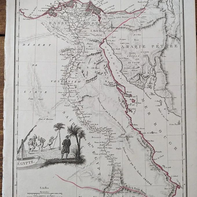 Egypt. Malte-Brun, 1812