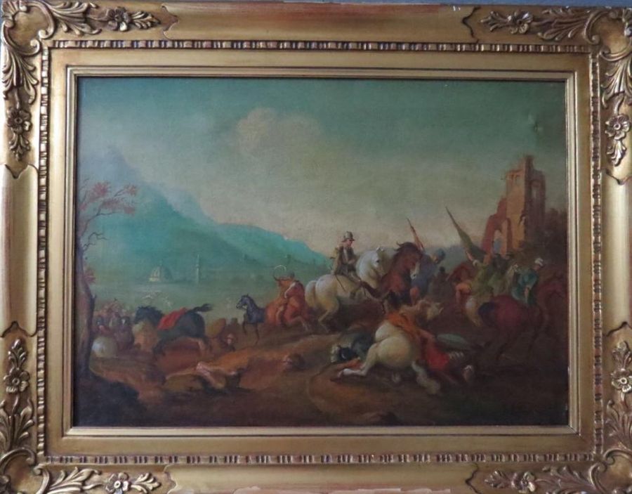 18th Century Italian Painting was owned by the former Iranian Prime Minster (Amir-Abbas Hoveyda)