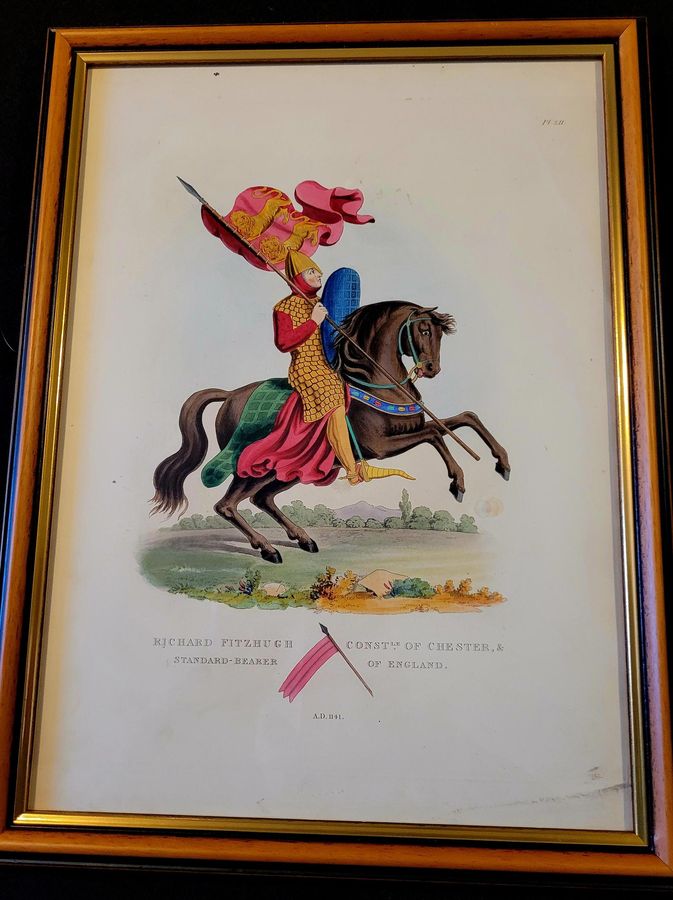 Antique Samuel Meyrick Lithographs 