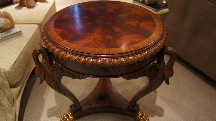 Antique A Mid 19th Century, English Cabriolet Leg Stool in Walnut.