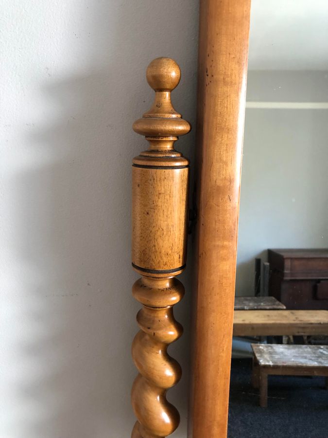 Antique PALE MAHOGANY VANITY MIRROR