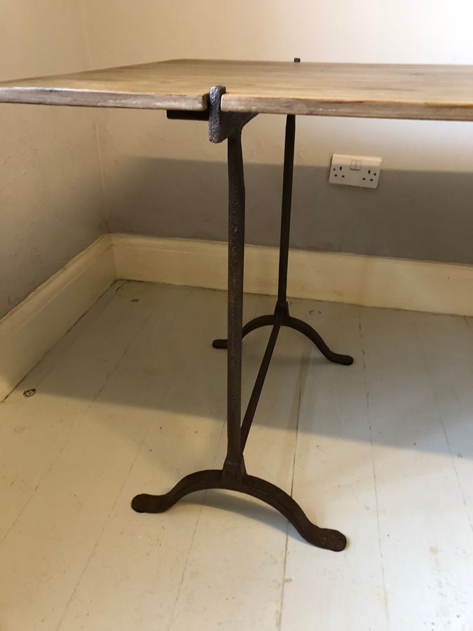 Antique TRESTLE TABLE