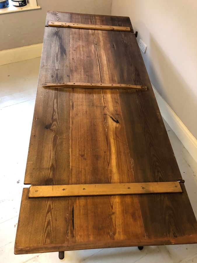 Antique TRESTLE TABLE