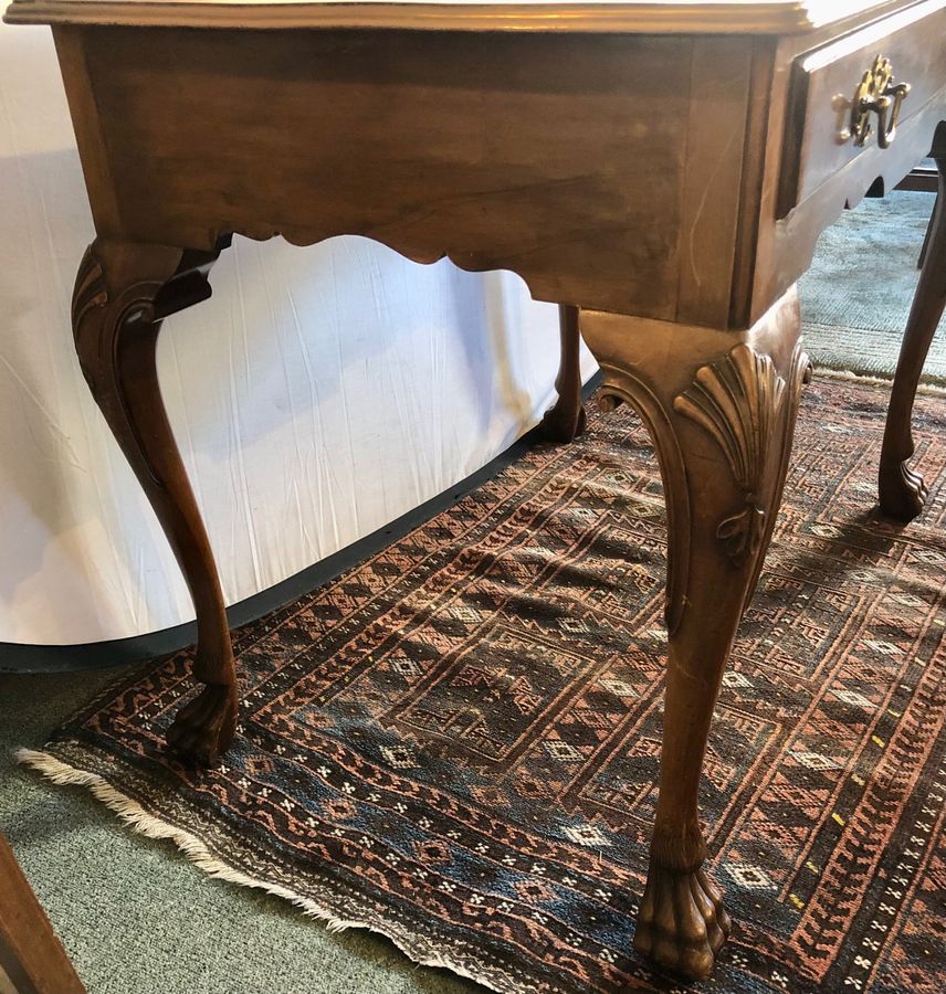 Antique Antique Mahogany silver or side table by Gillows of Lancaster, Victorian ca. late 19th C.