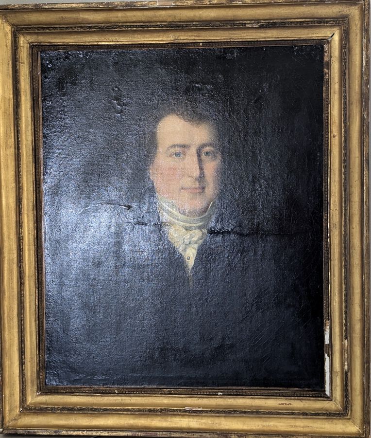 Antique 18th centurry portrait of a scottish gentleman