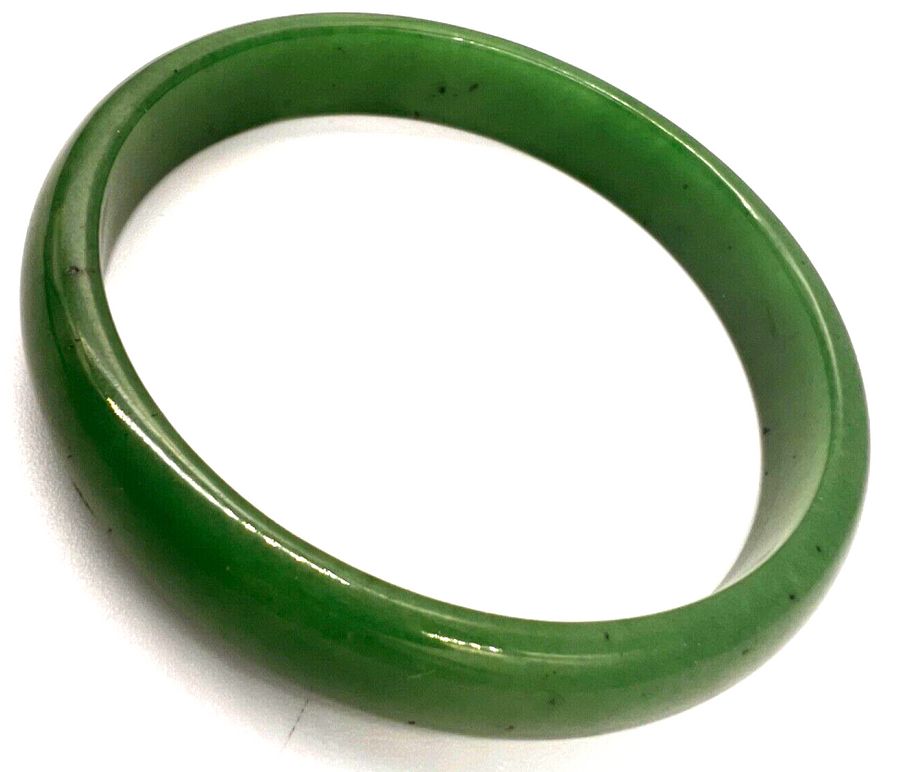 Antique Antique Chinese Art Deco Chinese Imperial Jade Bangle