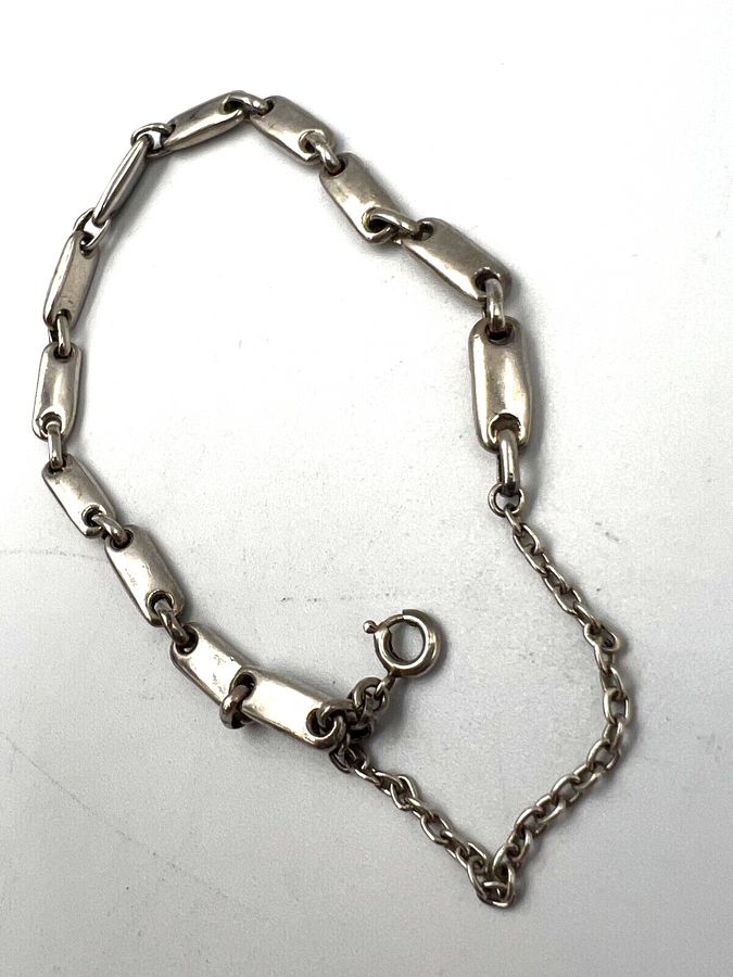 Antique Vintage Sterling Silver Bracelet