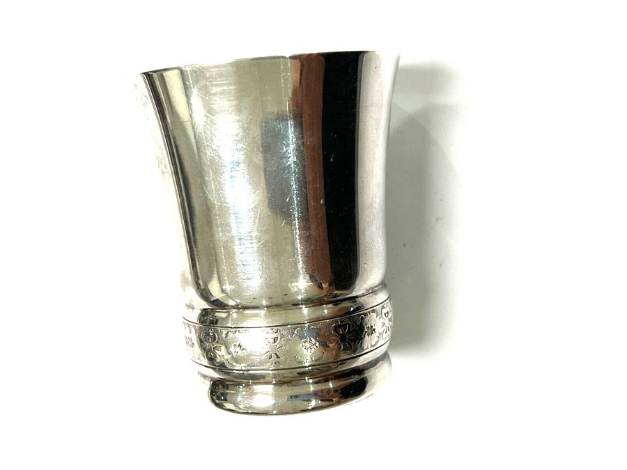 Antique Silver  Christening Cup Hallmark Gulden