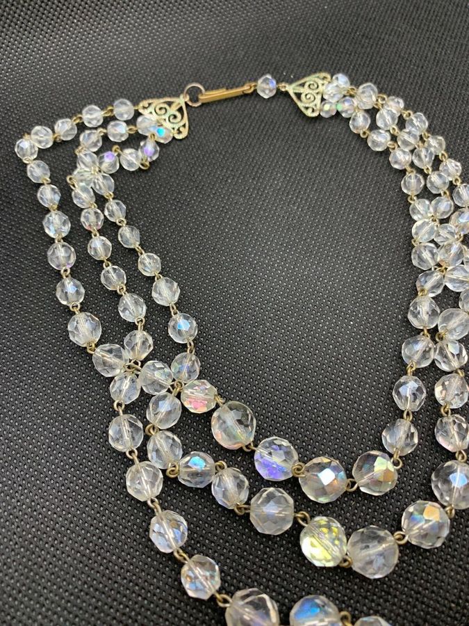 Antique Vintage 1930s Crystal Necklace