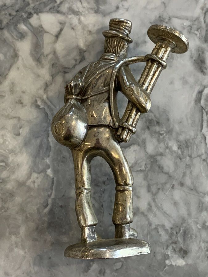 Antique Antique Vintage Silver Plated Dickensian model of a Chimney Sweep