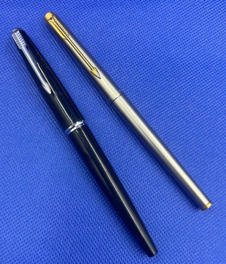 Antique Pair Vintage Parker pens Fountain Pen and ballpoint in Parker Box