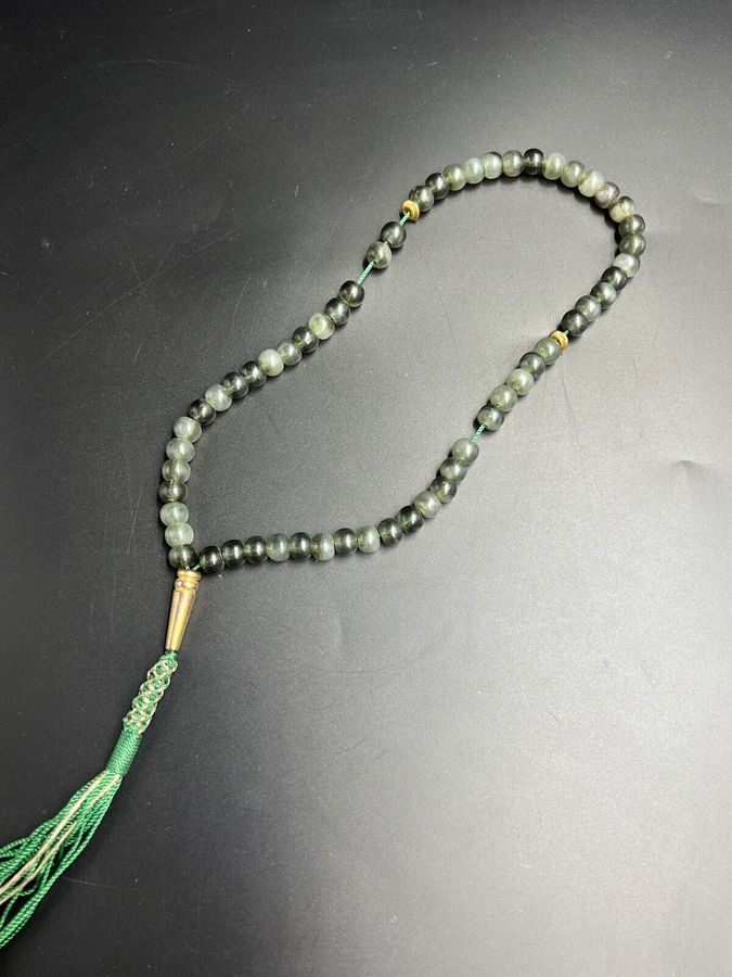 Antique Antique Vintage Prayer Beads Chinese ? Islamic ? Bakelite Jade Beads