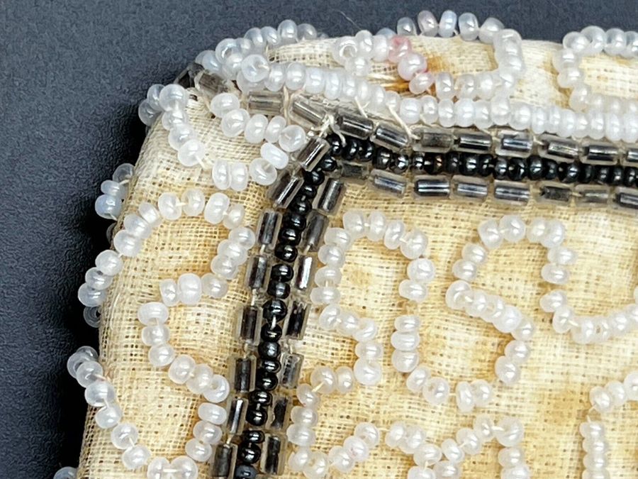 Antique Antique Art Deco 1920s Purse Bag Evening Handbag Hand Beaded