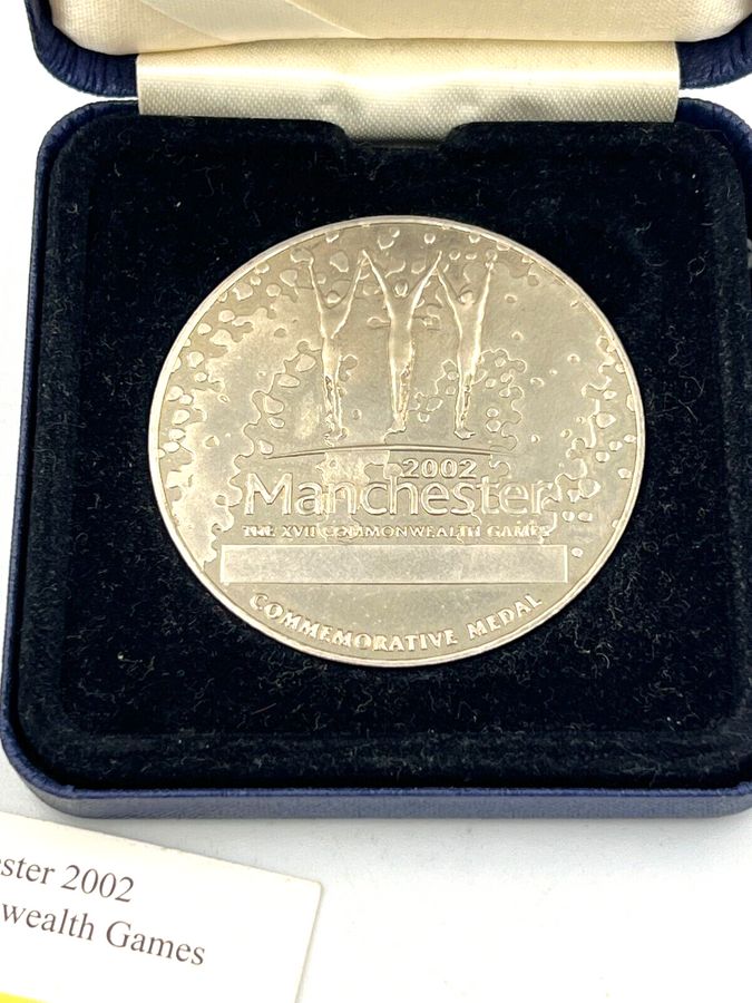 Antique Manchester 2022 Commonwealth Games Commemorative Medal Boxed Royal Mint