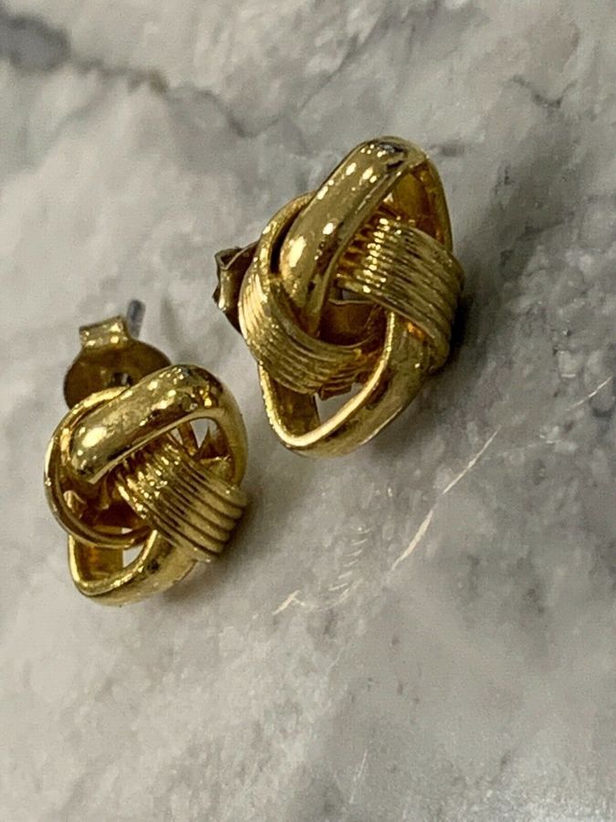 Antique Vintage Twist Earrings